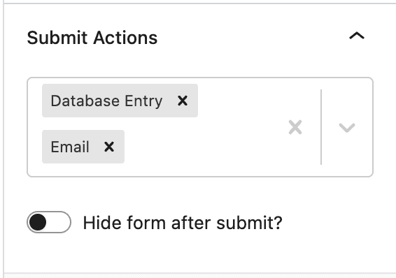 Kadence Form Adv - Submit Actions